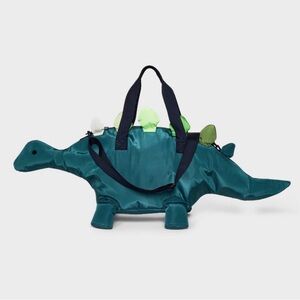 Teal Dinosaur Shaped Weekender